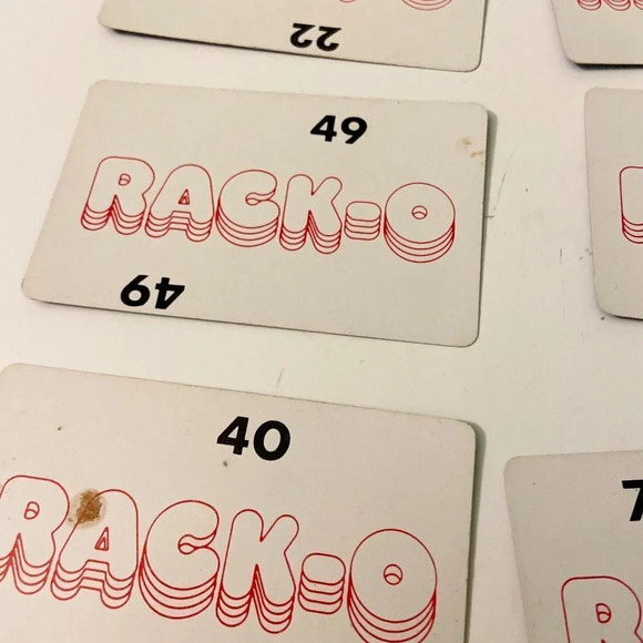 Vintage Racko Card Game Milton Bradley Missing Instructions - Picture 11 of 14